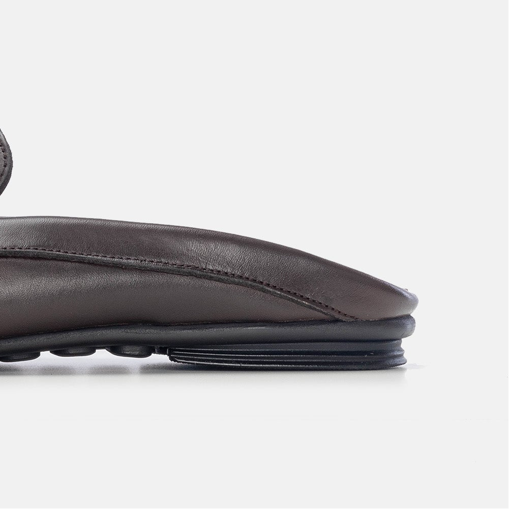 Volzak 5175 Brown Leather Mule