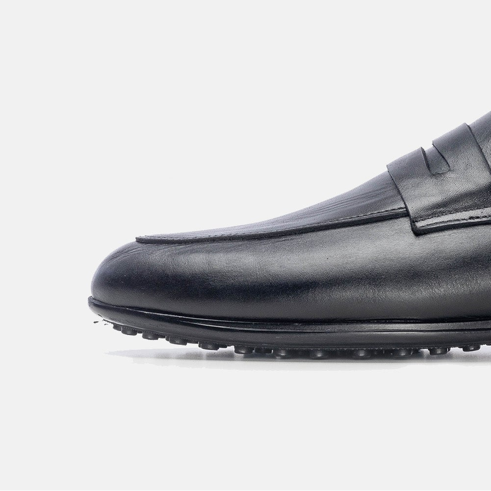 Volzak 5172 Black Leather Mule