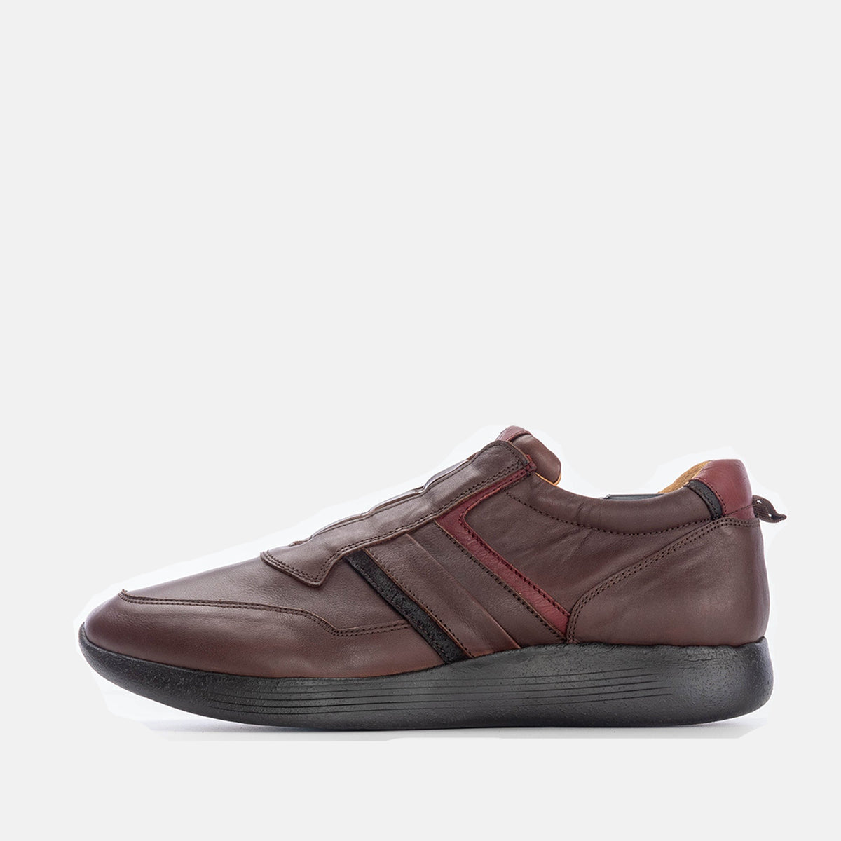 Volzak 586 Espadrille en cuir marron