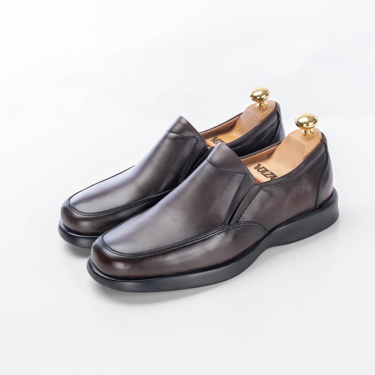 Volzak 5170 chaussure médicale en cuir marron