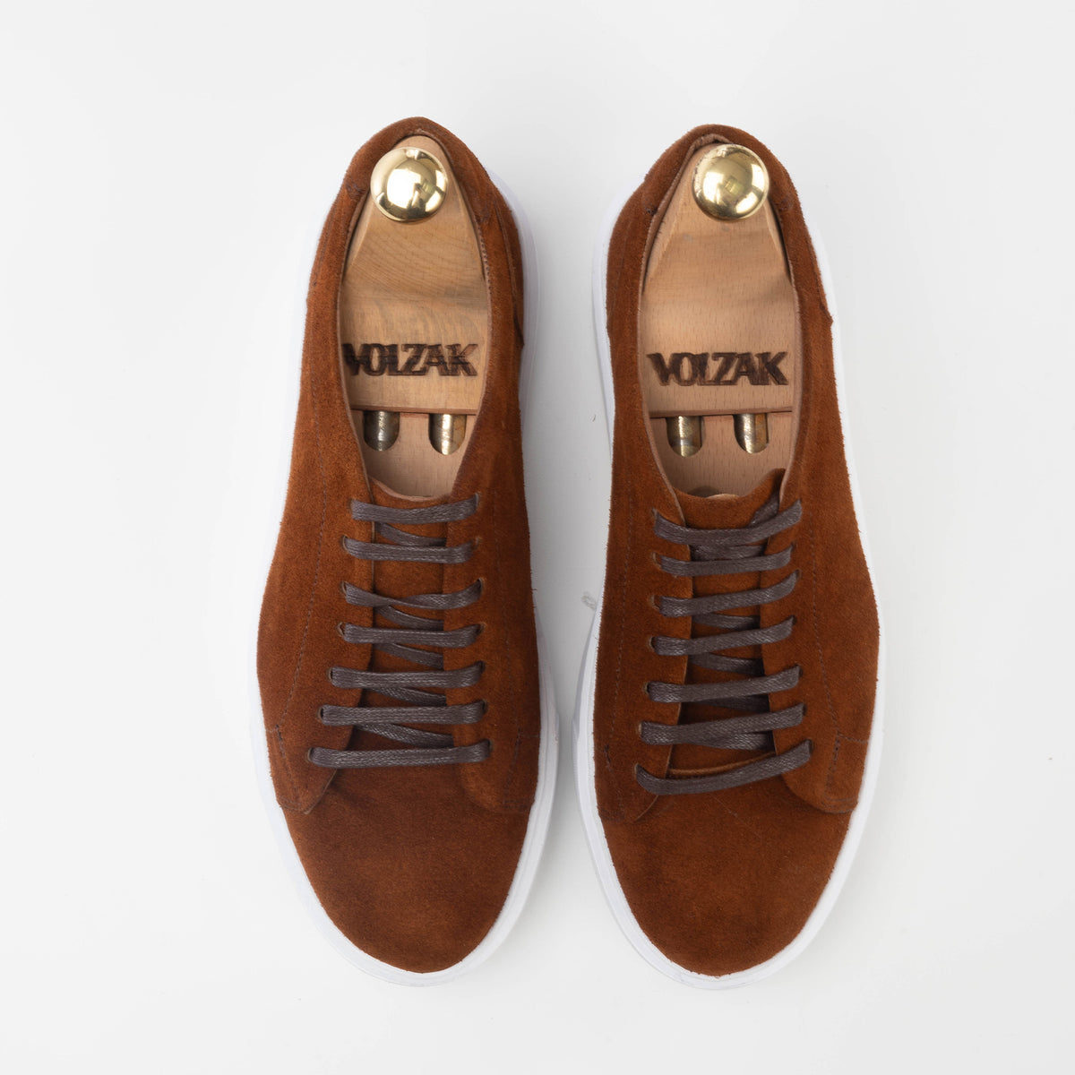 Volzak 5177 camel suede sneaker