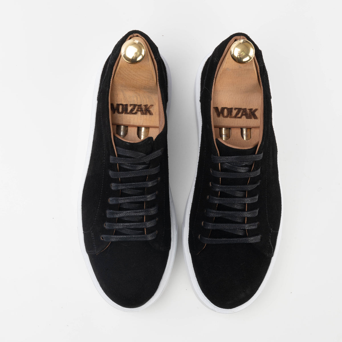 Volzak 5177 black suede sneaker