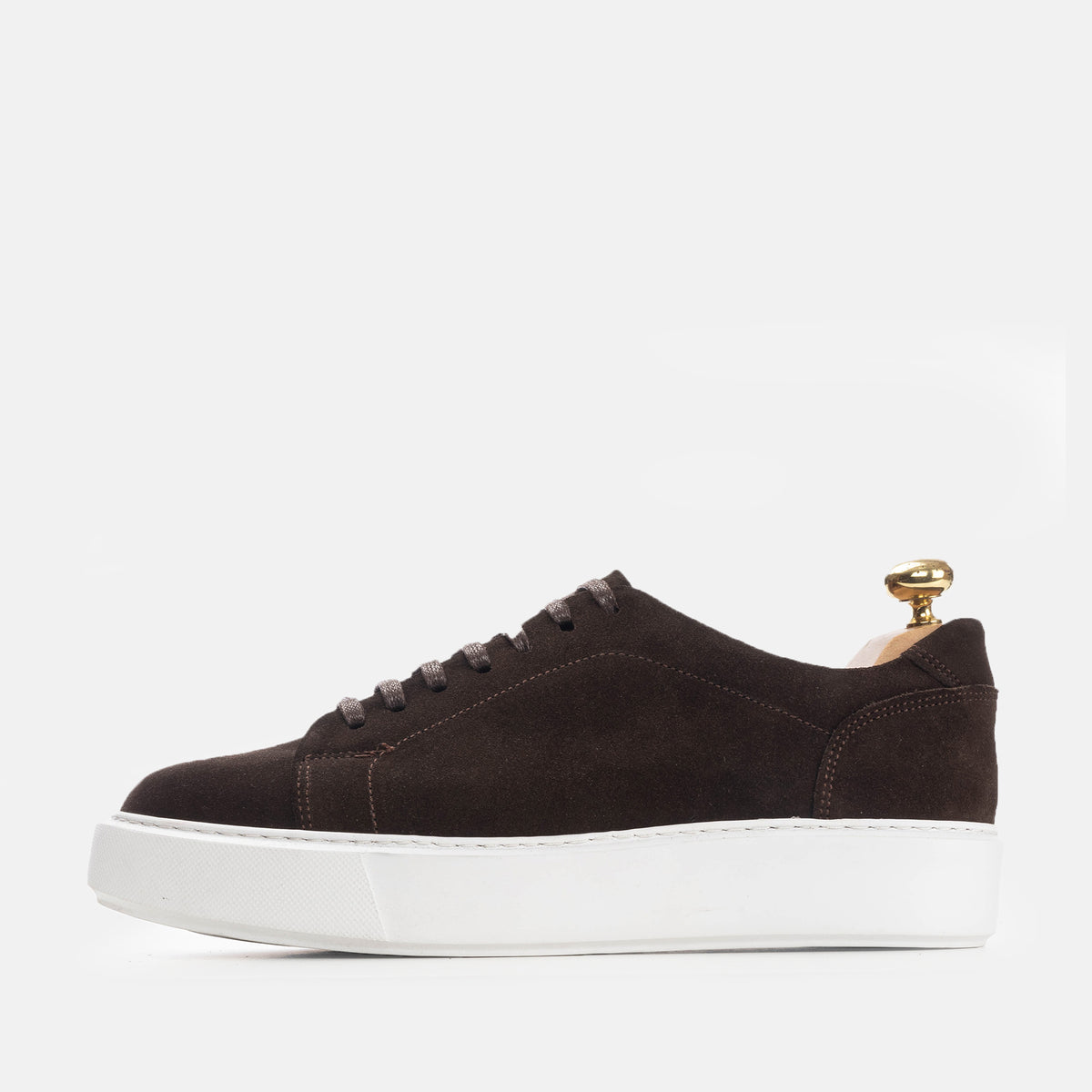 Volzak 5177 brown suede sneaker