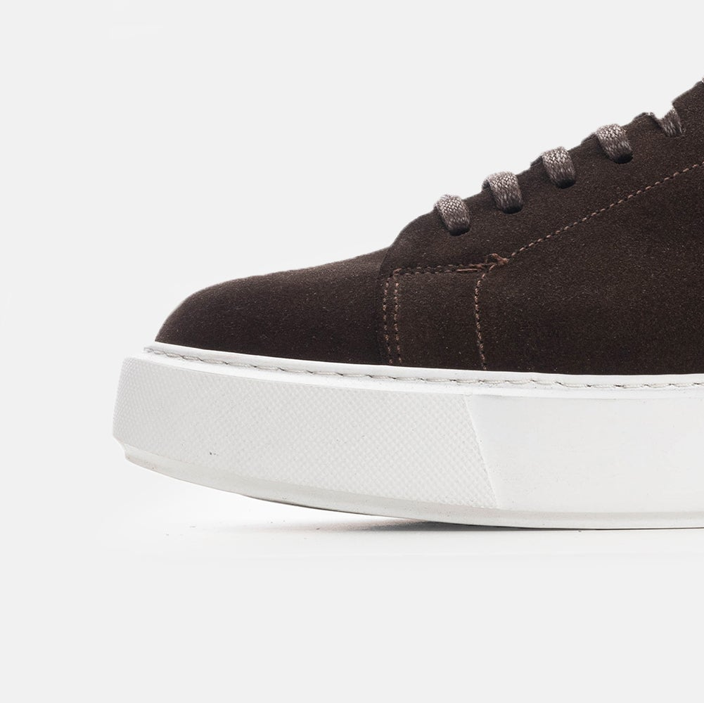Volzak 5177 brown suede sneaker