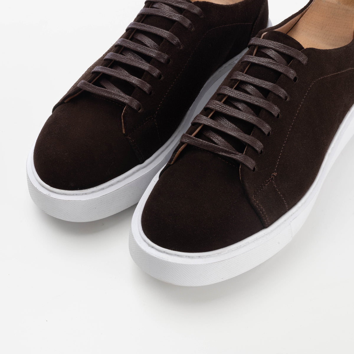 Volzak 5177 brown suede sneaker