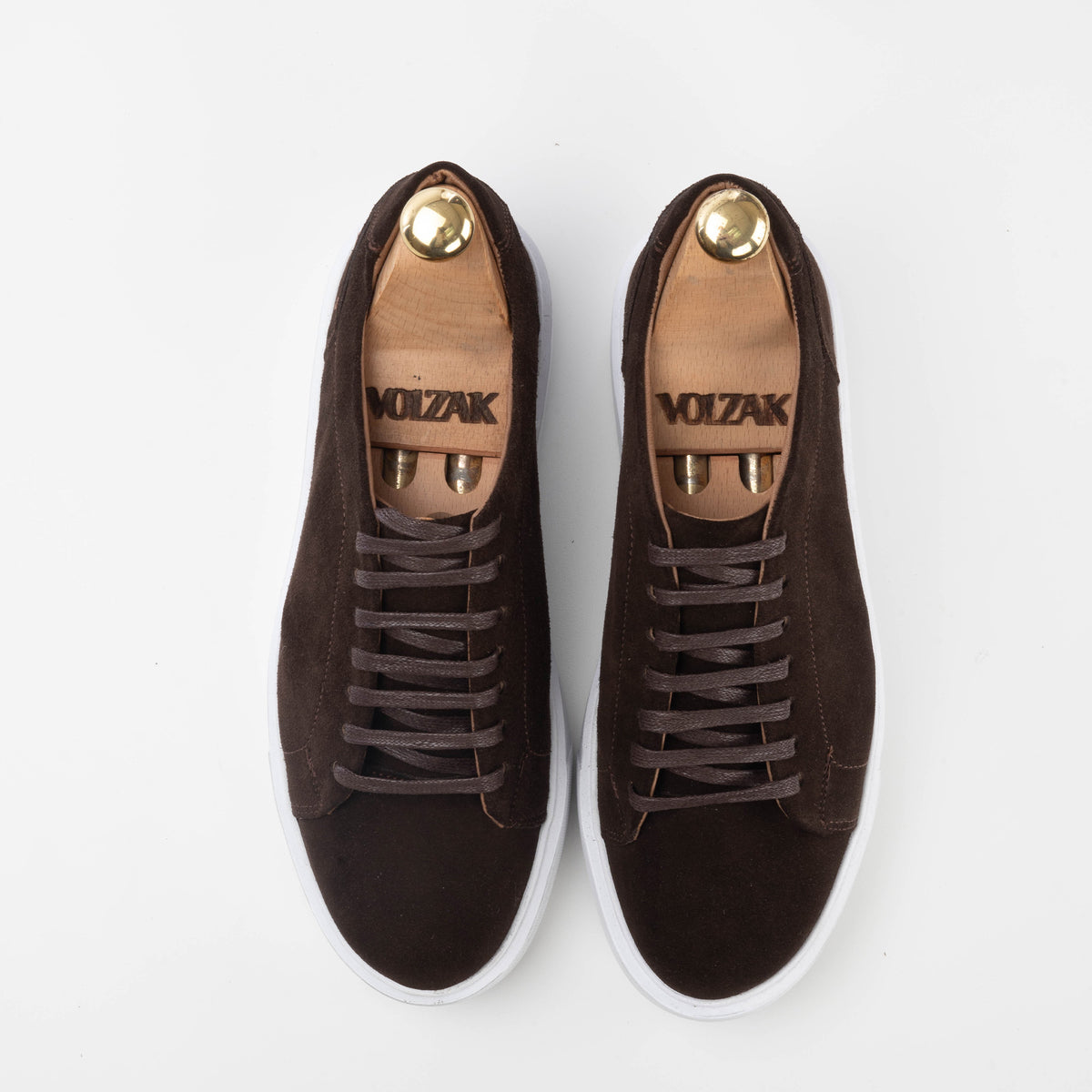 Volzak 5177 brown suede sneaker