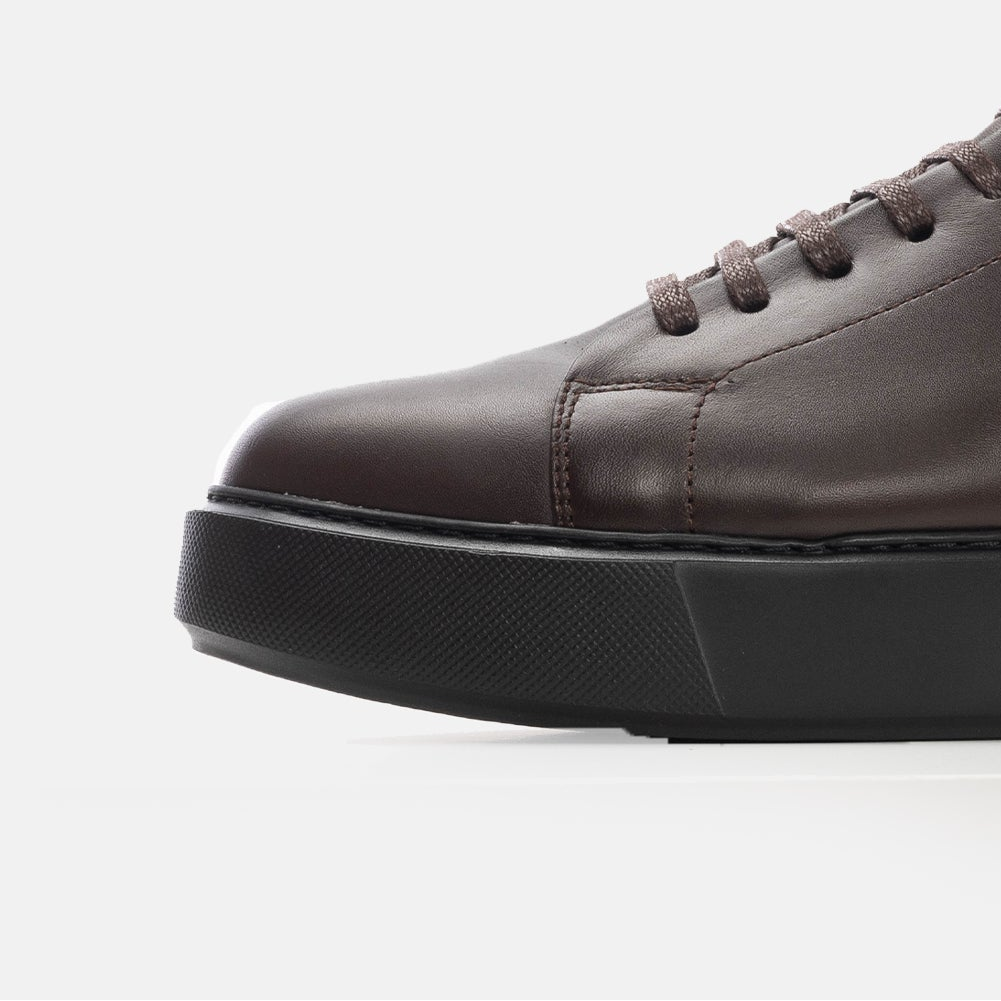 Volzak 5177 S brown leather sneaker