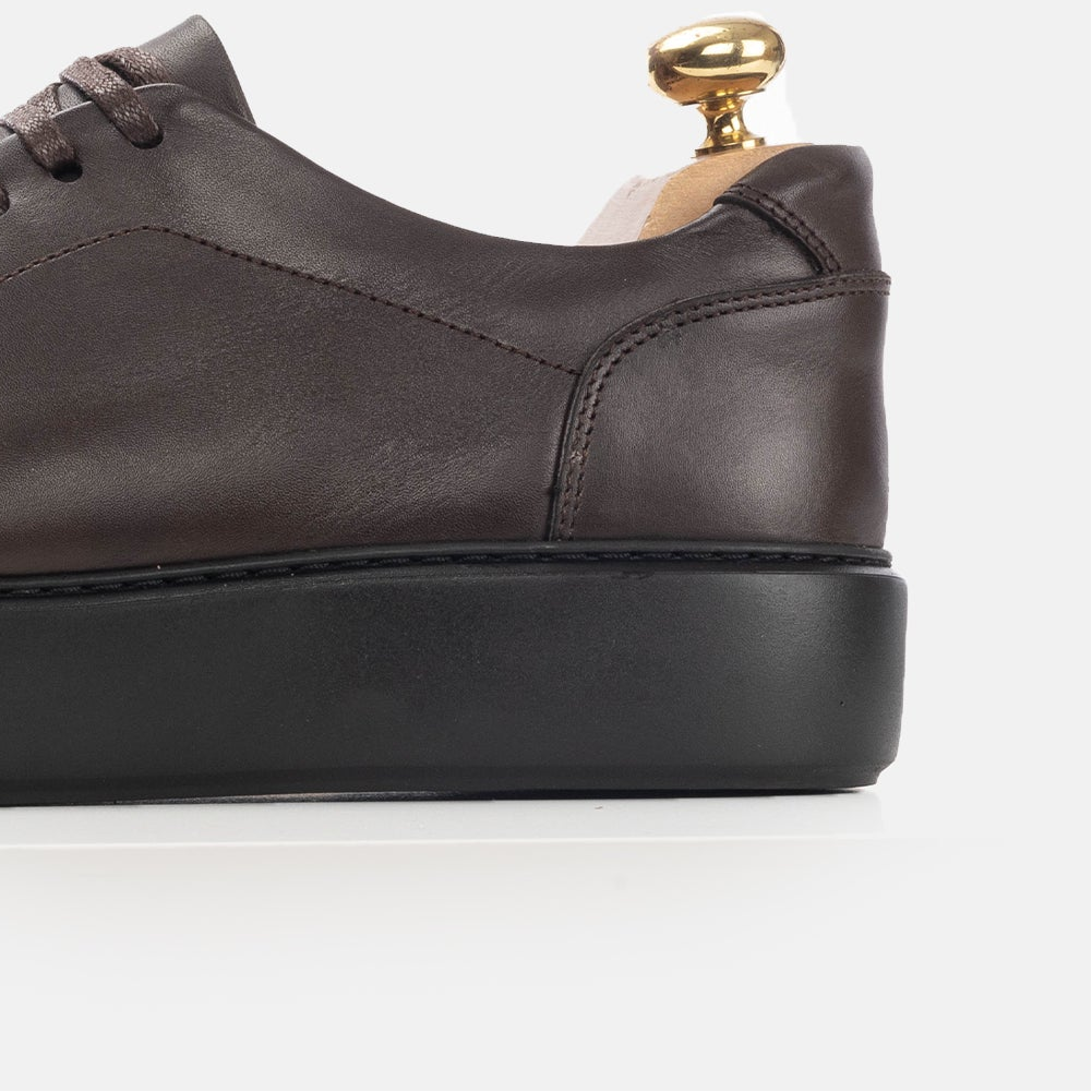 Volzak 5177 S brown leather sneaker