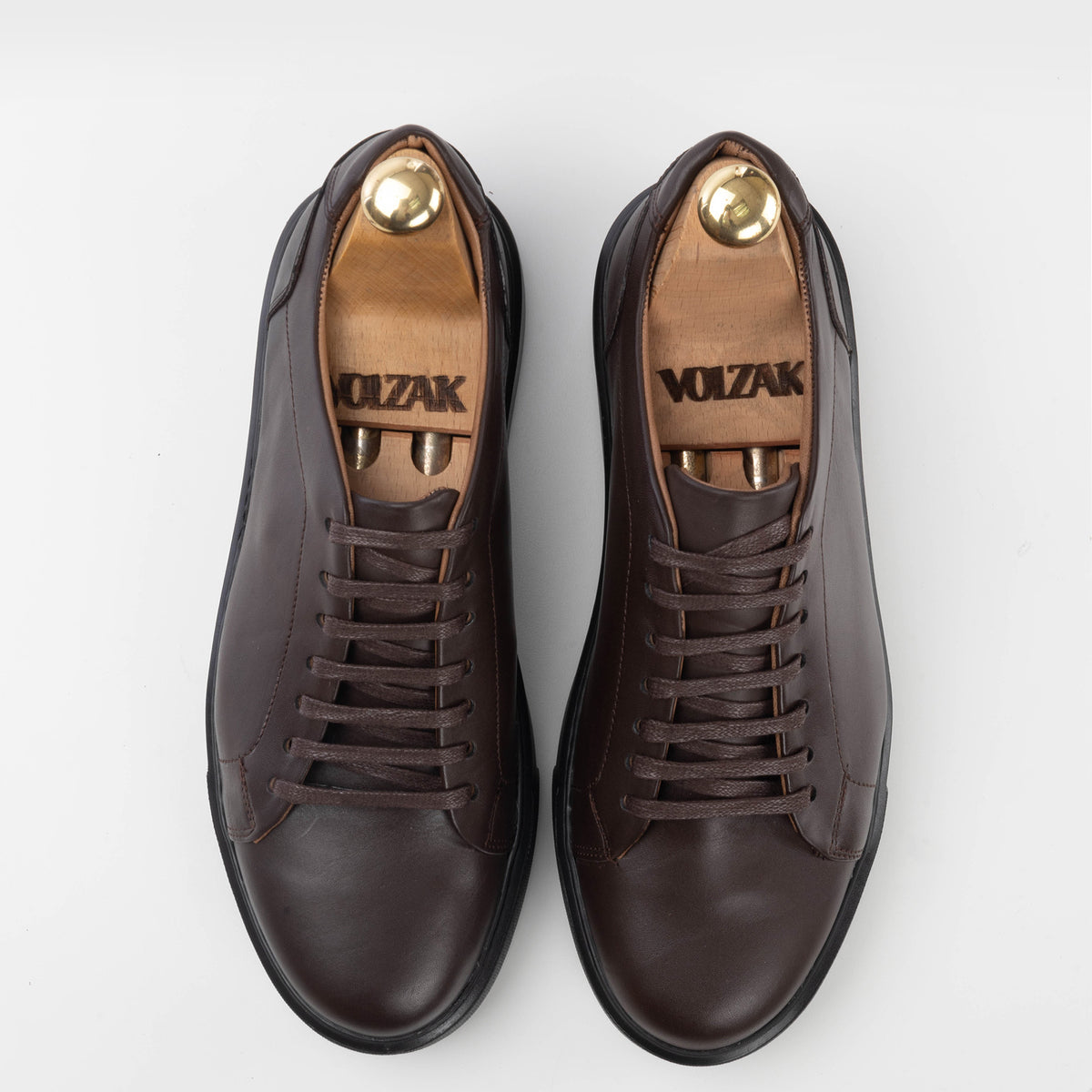 Volzak 5177 S brown leather sneaker