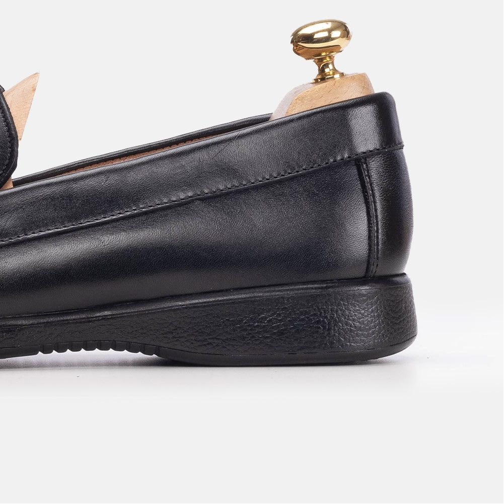 Volzak 5200 Black Leather Moccasin