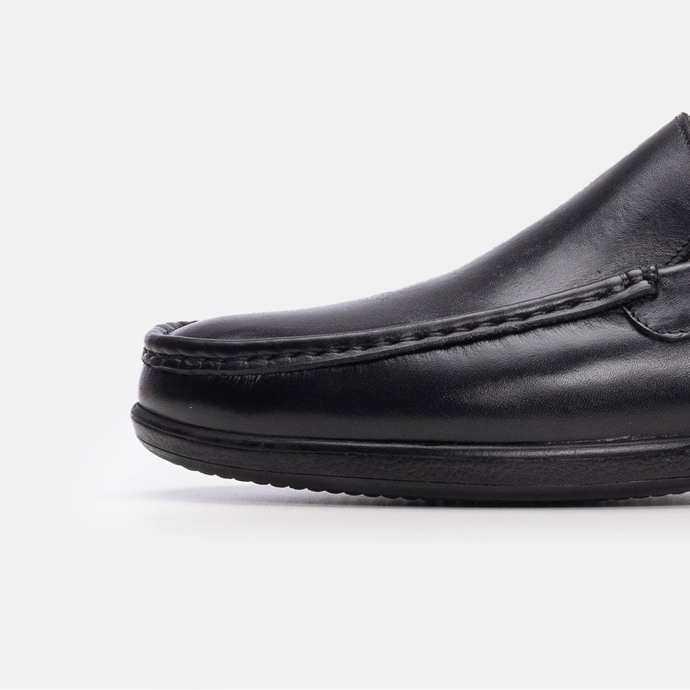 Volzak 5200 Black Leather Moccasin