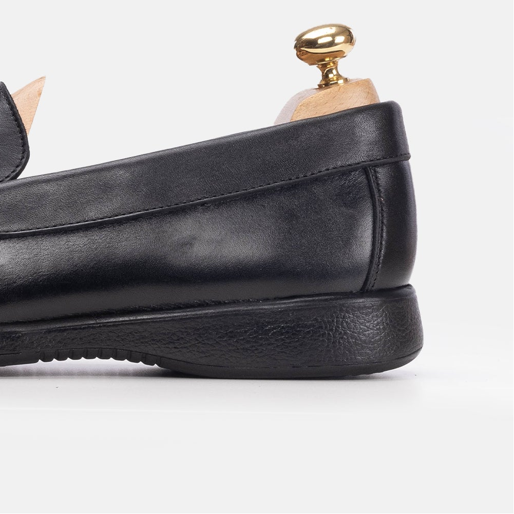 Volzak 5205 Black Leather Moccasin