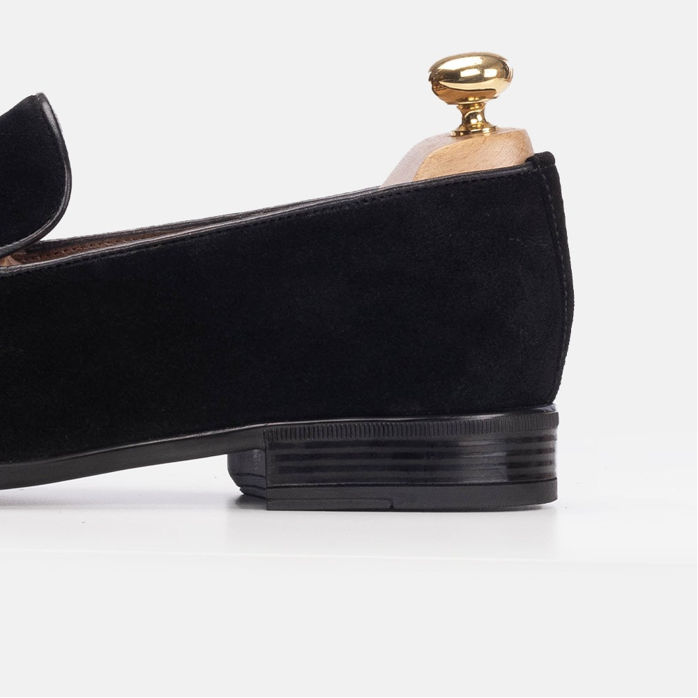 Volzak 5208 black suede shoe