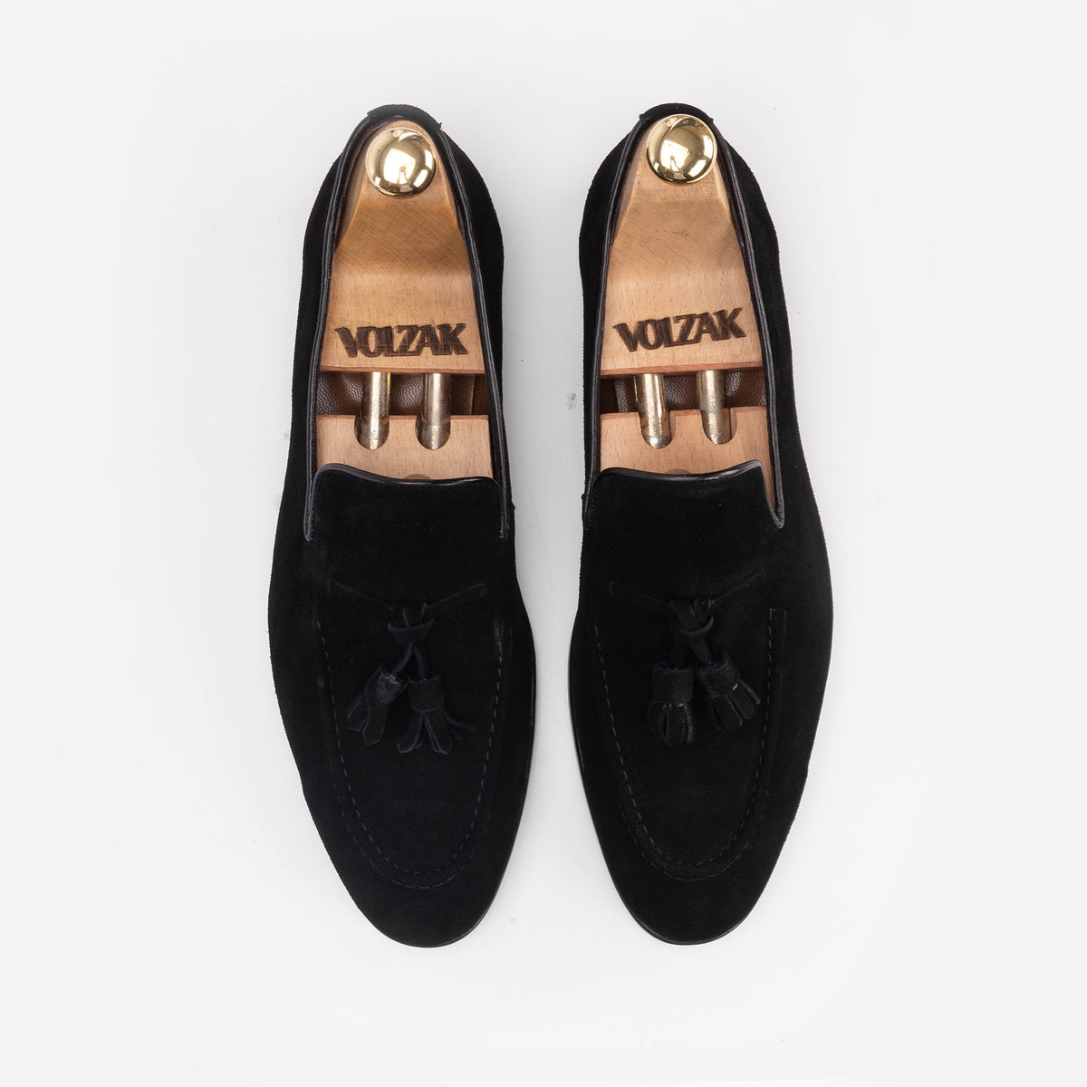 Volzak 5208 black suede shoe