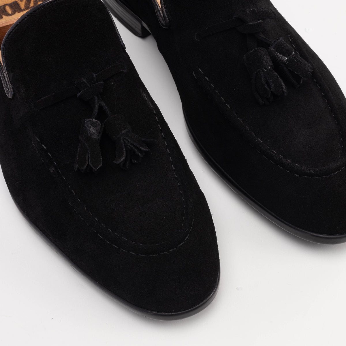 Volzak 5208 black suede shoe