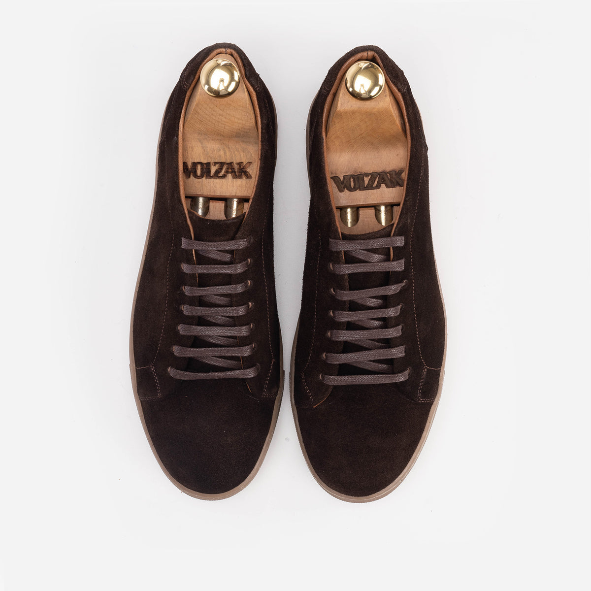 Volzak 5206 brown suede sneaker