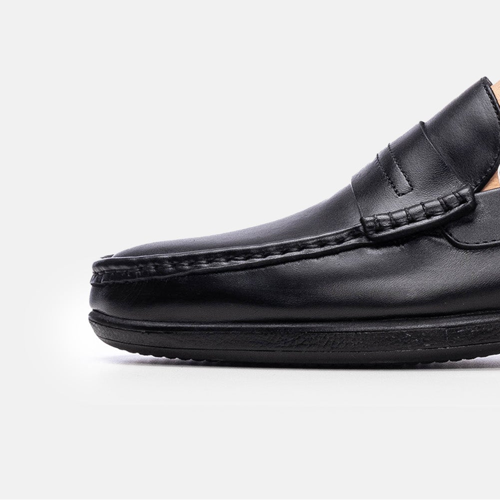 Volzak 5212 Black Leather Shoe