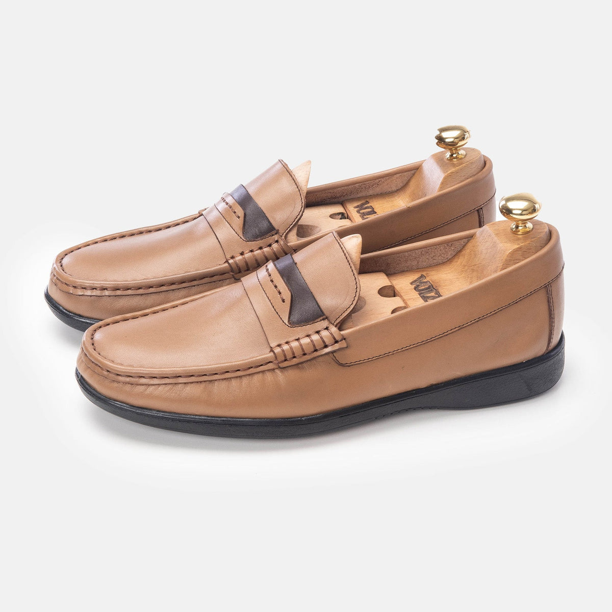 Volzak 5213 Beige Leather Moccasin