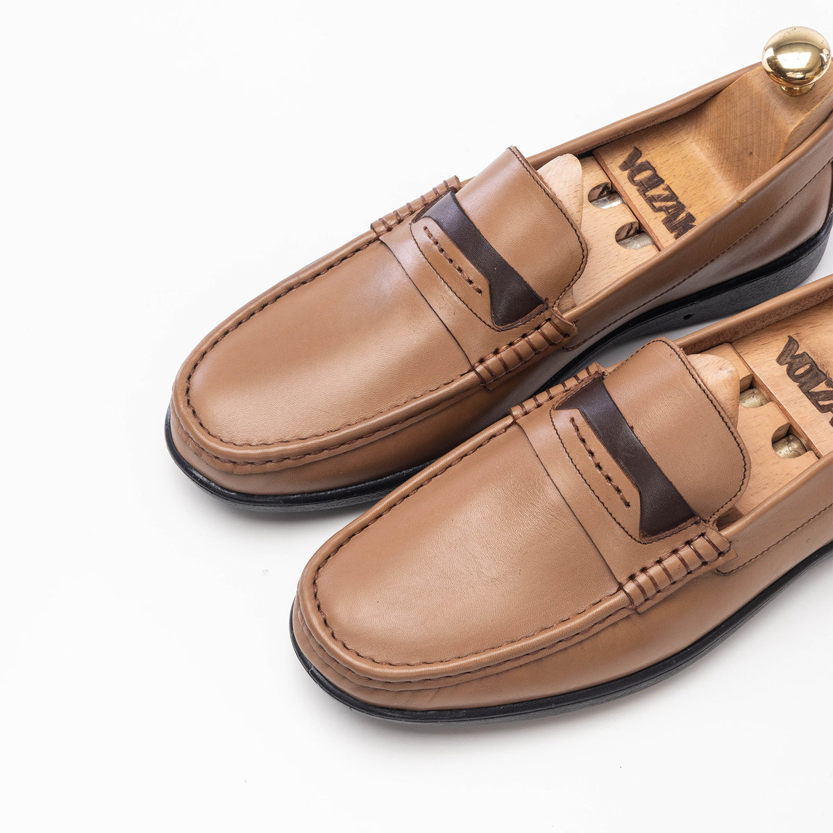 Volzak 5213 Beige Leather Moccasin