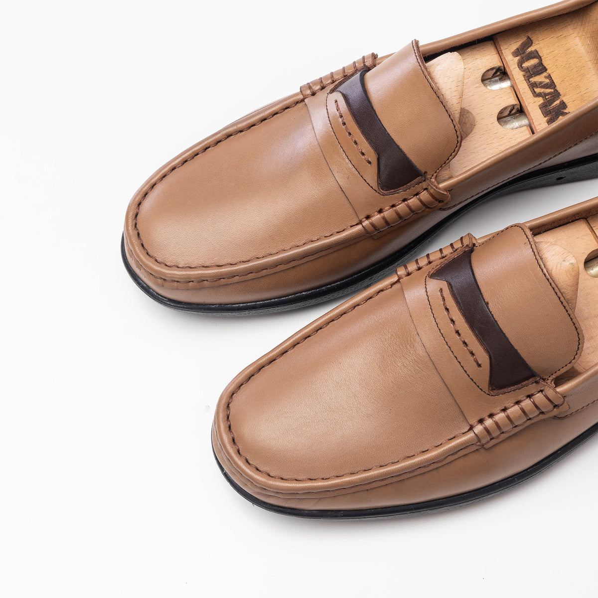 Volzak 5213 Beige Leather Moccasin
