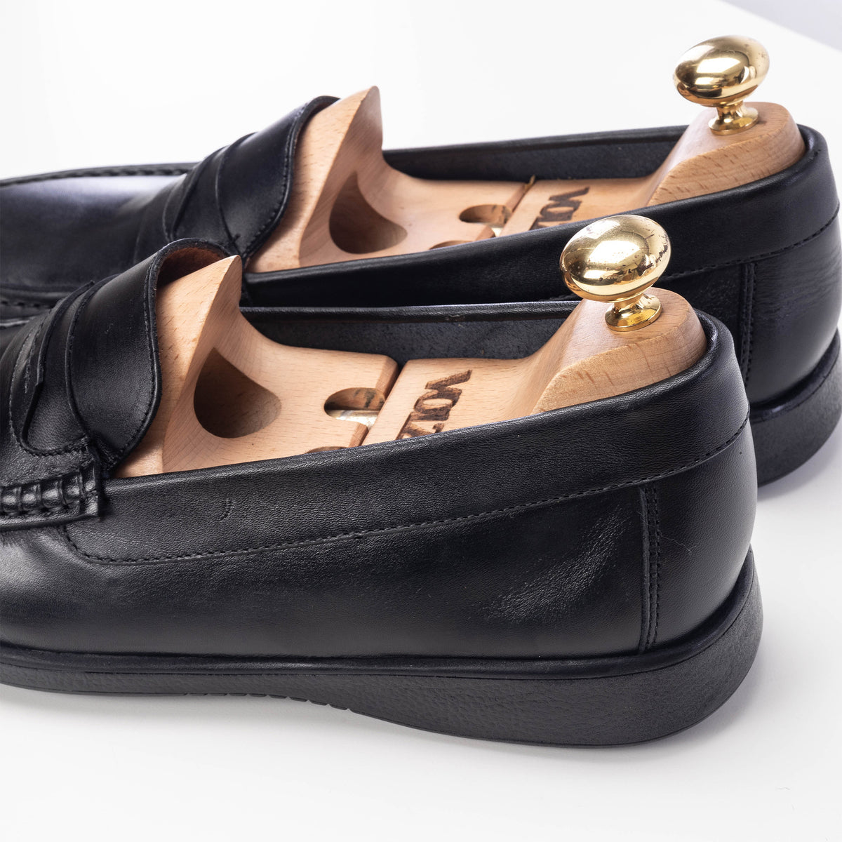 Volzak 5213 Black Leather Moccasin