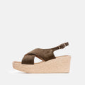 '''968 Green Suede Sandal