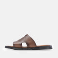 Volzak 5130 Sandale en cuir Marron Vintage
