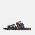 Volzak 5135 S Black Leather Sandal