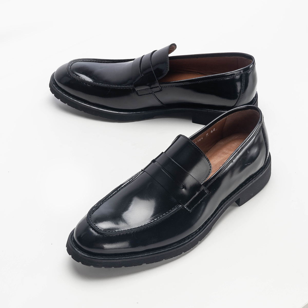Volzak 5164 black leather shoe