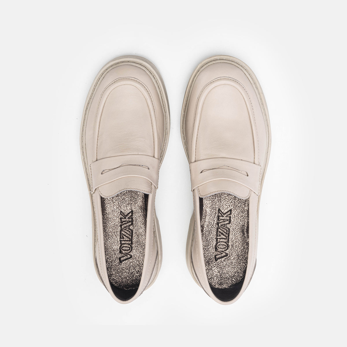 Volzak 6035 Beige Leather Shoe