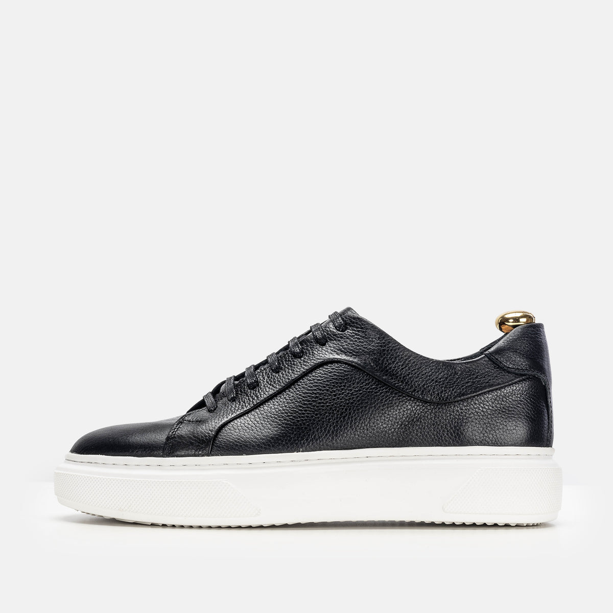 Volzak 400 Black Leather Sneakers