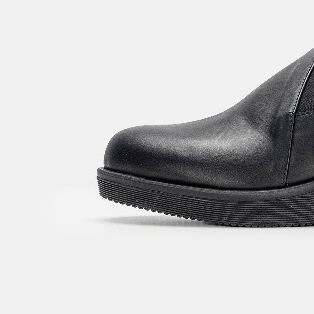 Volzak 051 Black Leather Clog