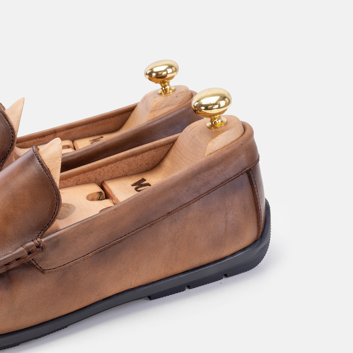 Volzak 5224 Vintage Brown Leather Moccasin
