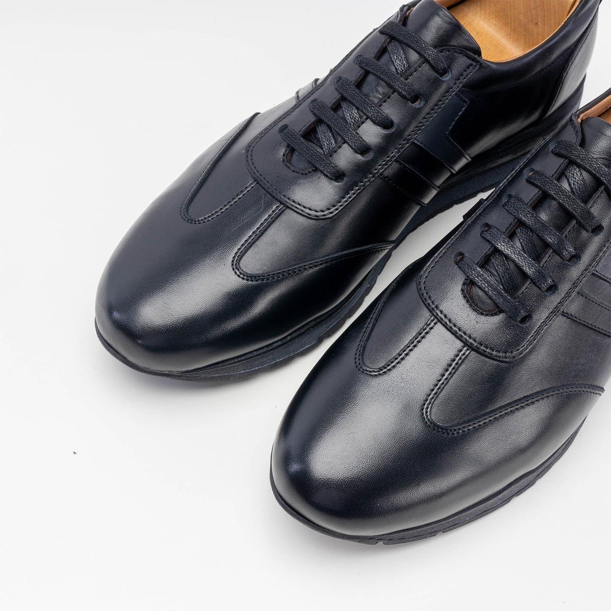 Volzak 5201 black leather sneaker