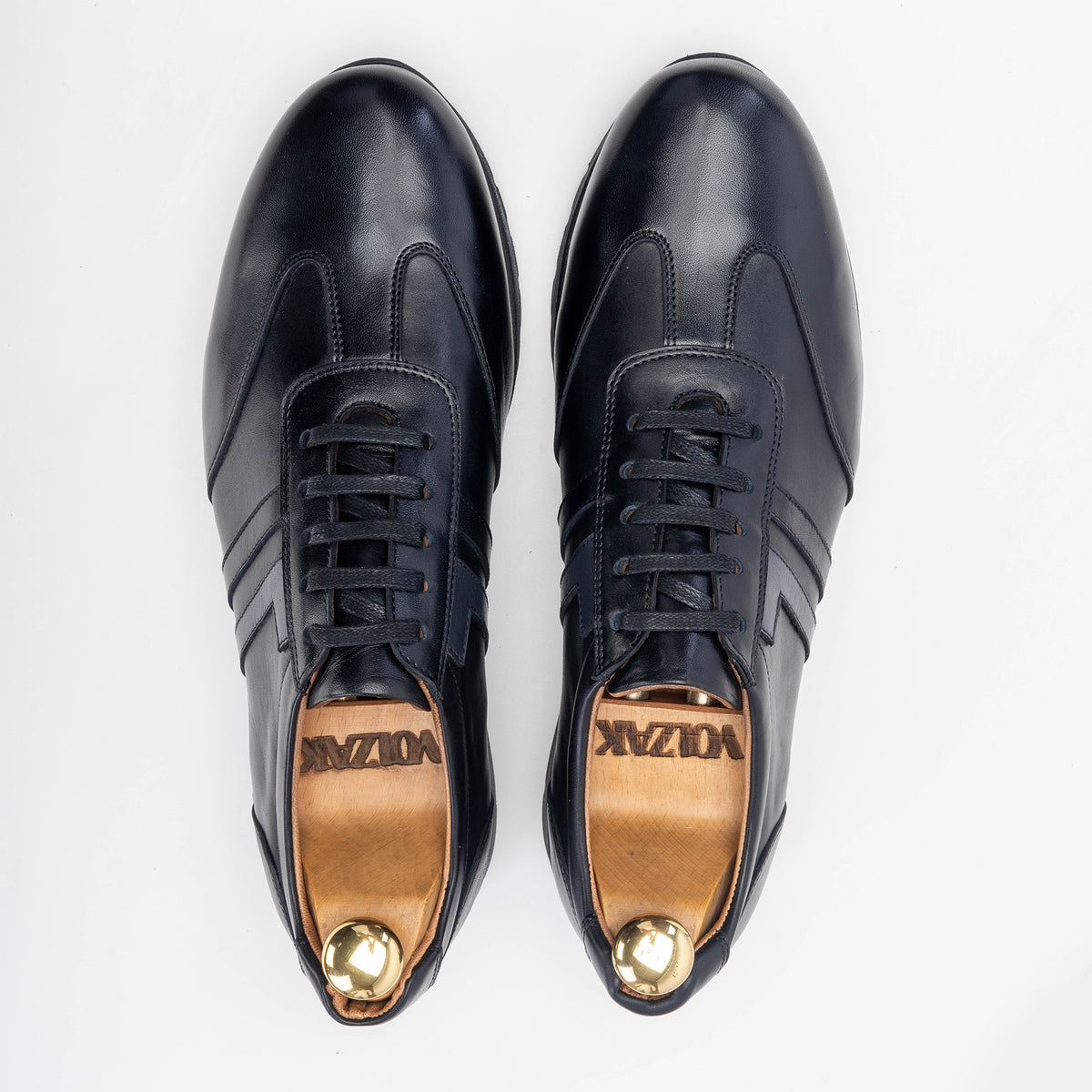 Volzak 5201 black leather sneaker