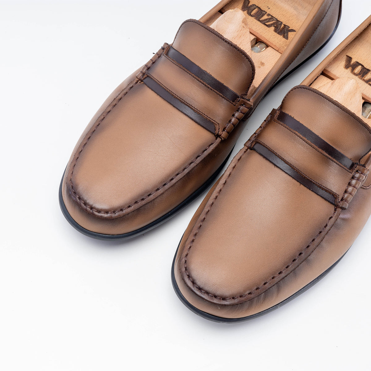 Volzak 5223 Sand Leather Moccasin