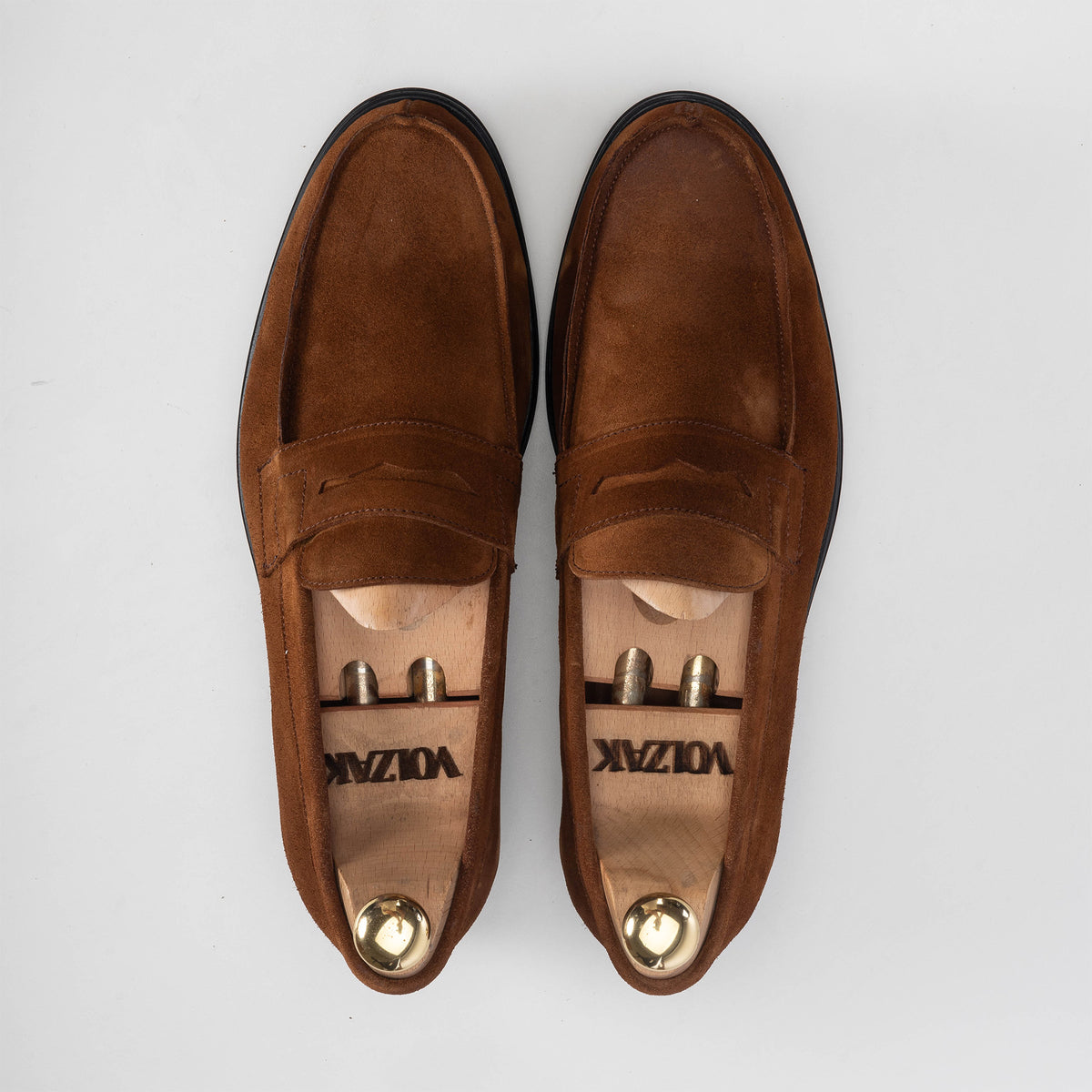 Volzak 5157 camel suede moccasin