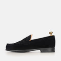Volzak 5157 black suede loafer