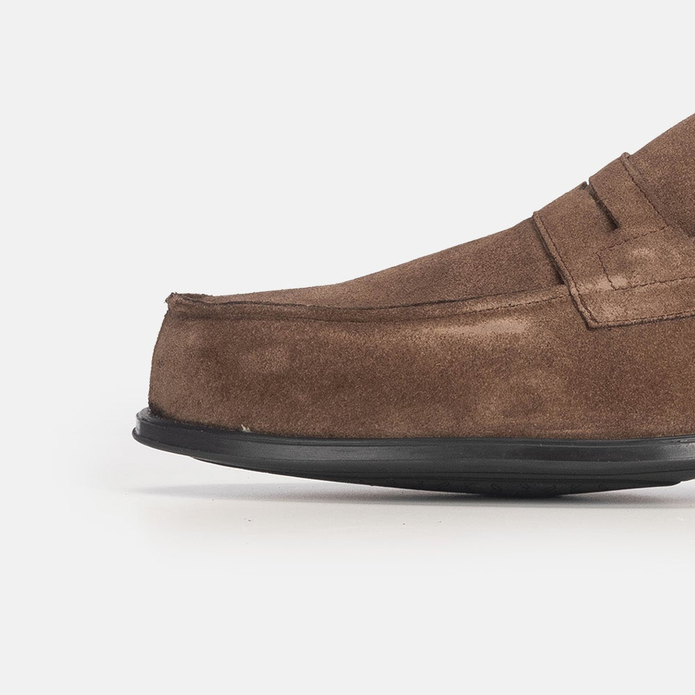 Volzak 5157 taupe suede moccasin