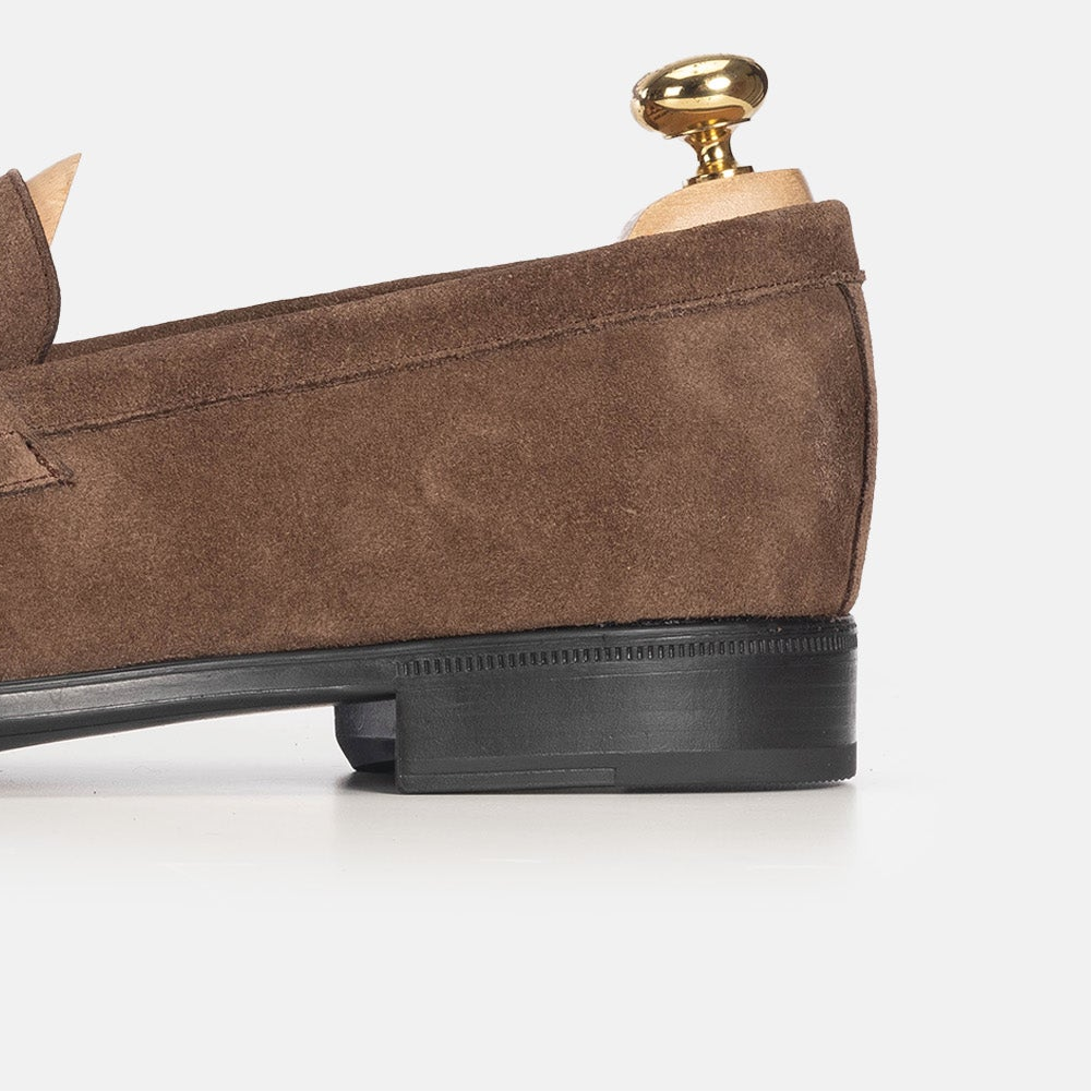 Volzak 5157 taupe suede moccasin