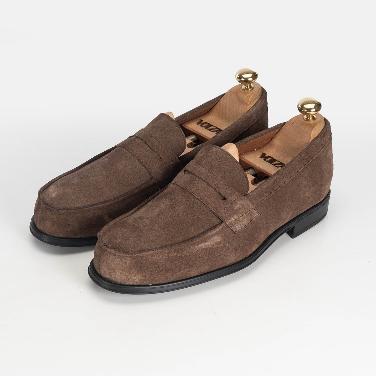 Volzak 5157 taupe suede moccasin