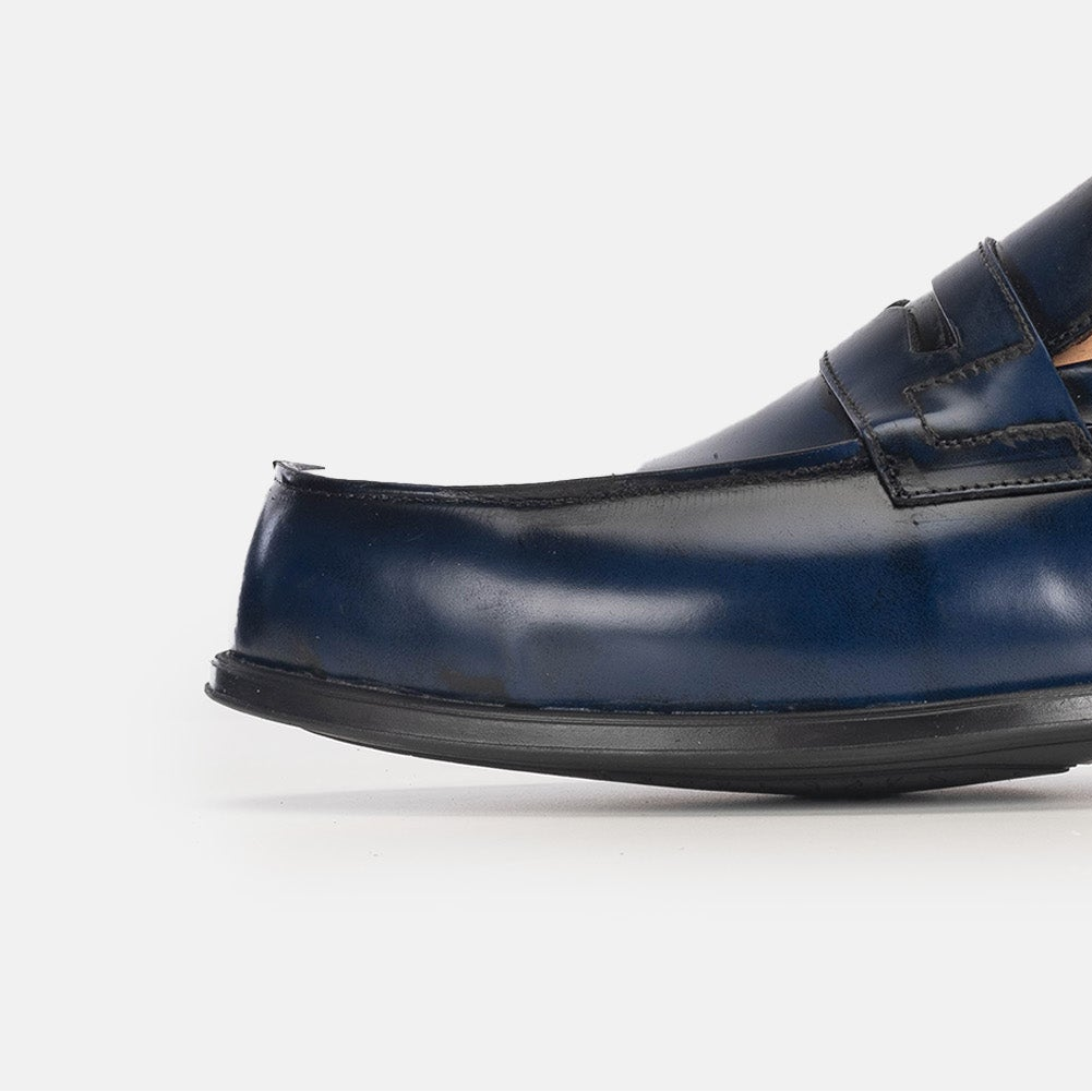 Volzak 5157 blue removable leather moccasin
