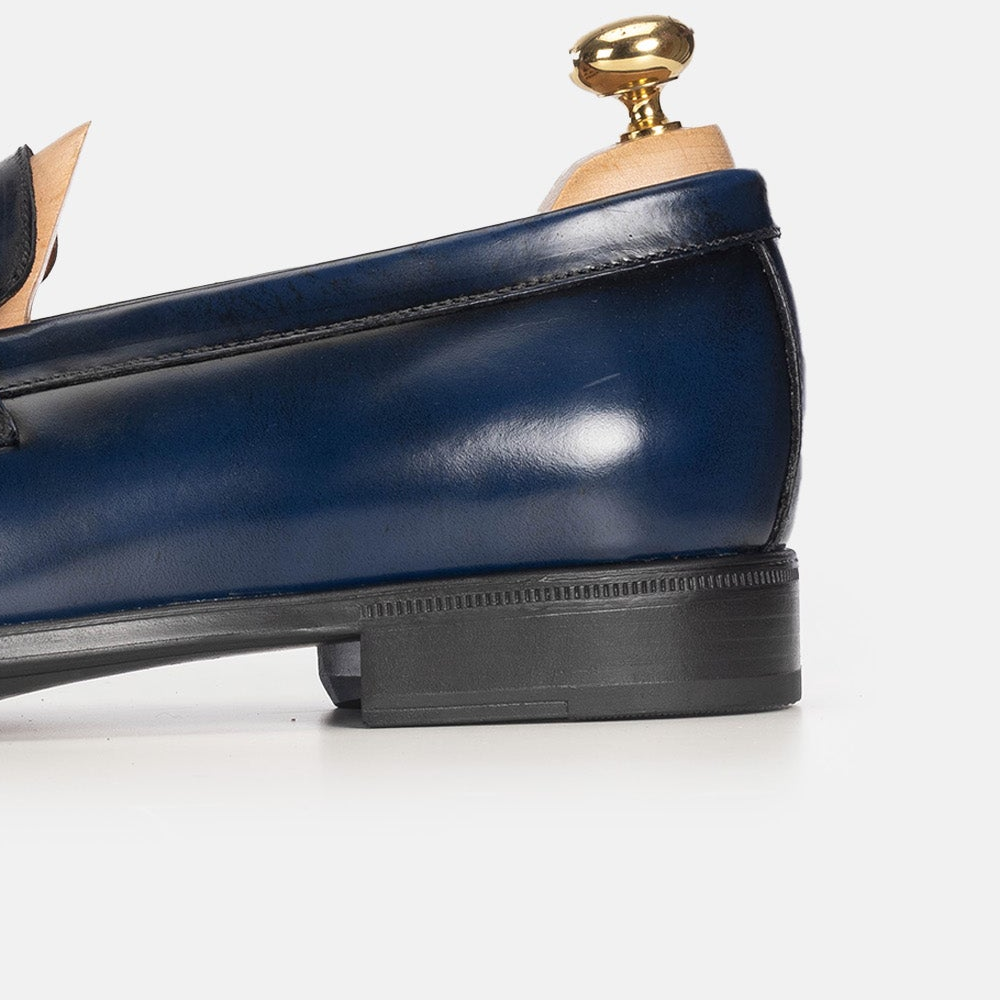 Volzak 5157 blue removable leather moccasin
