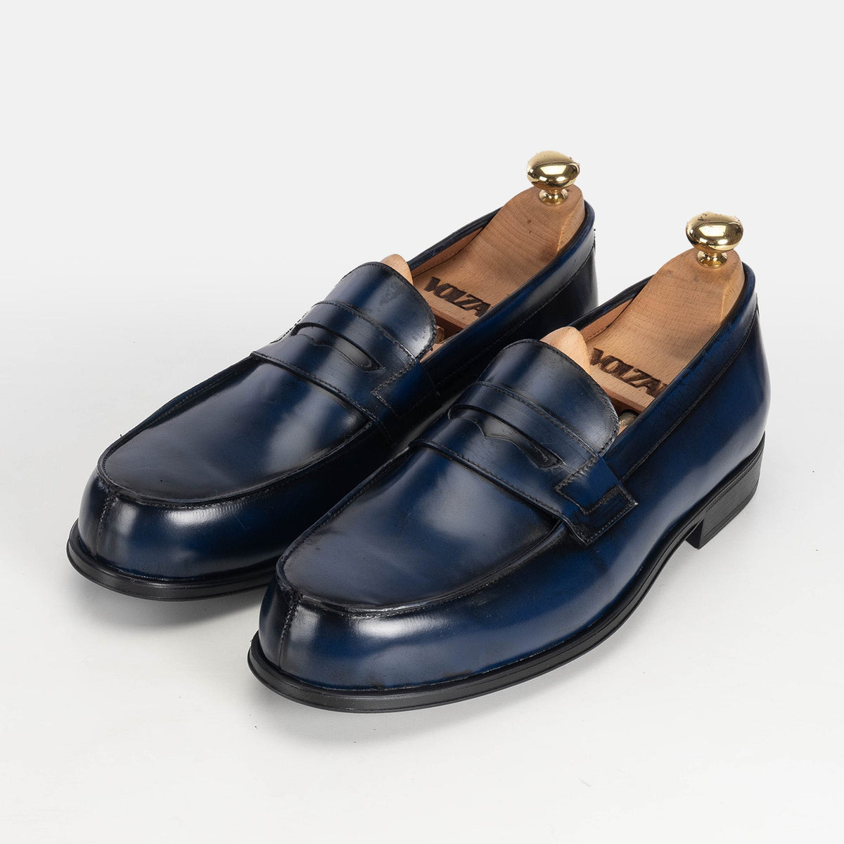 Volzak 5157 blue removable leather moccasin