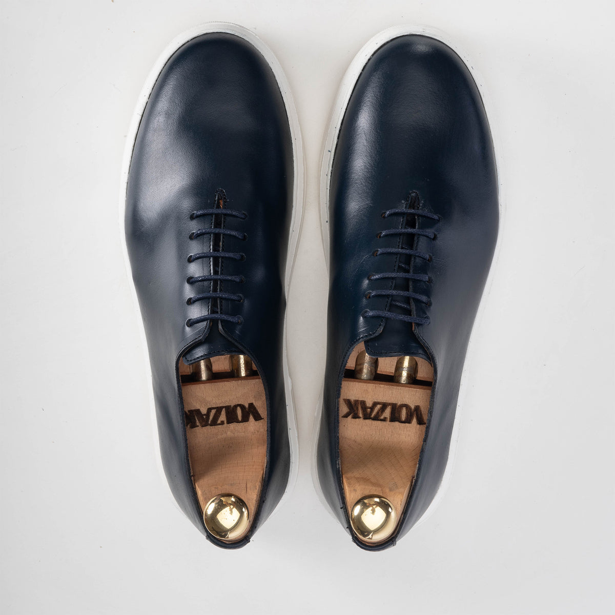 Volzak 5233 Blue leather sneaker