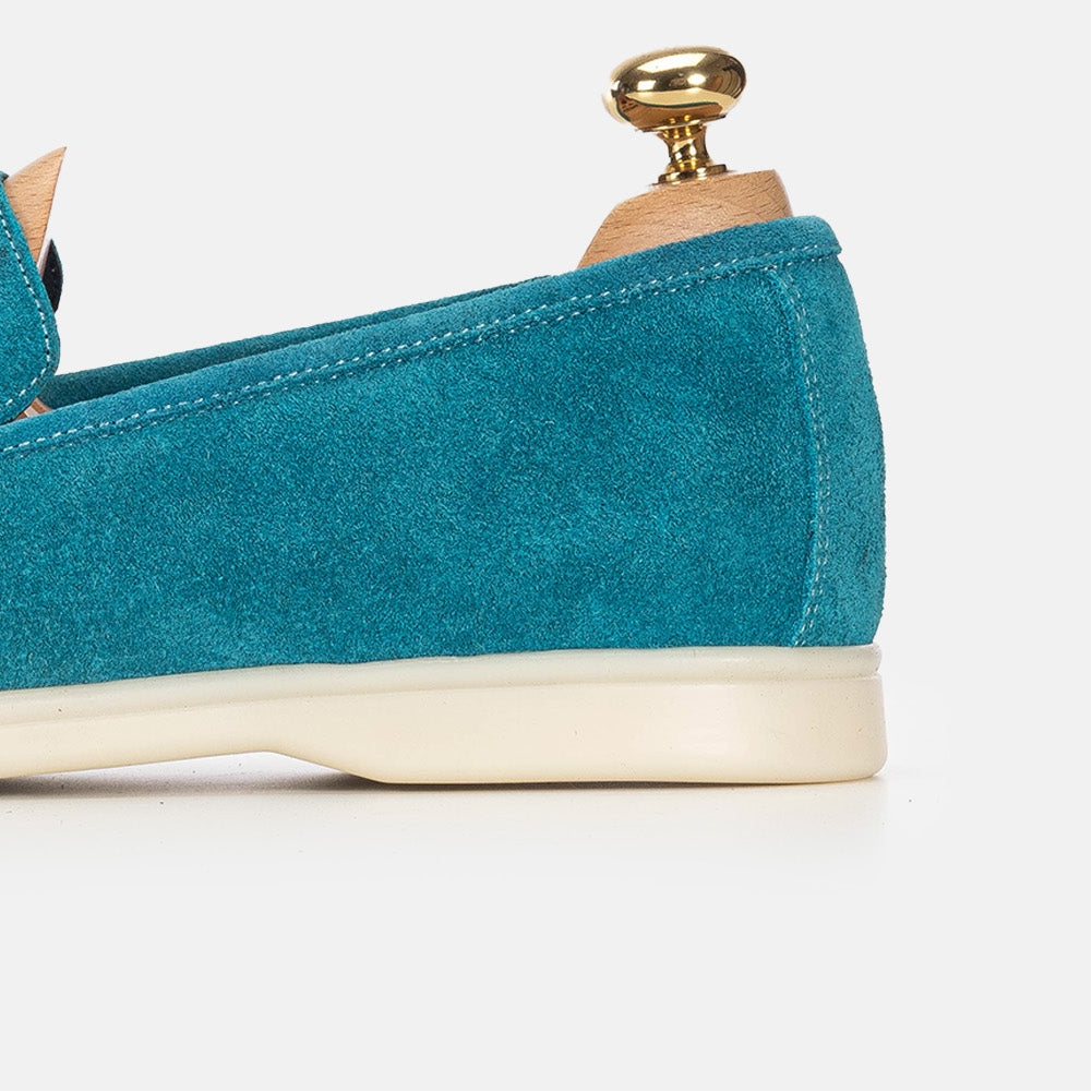 Volzak 3061 Turquoise Suede Loafer