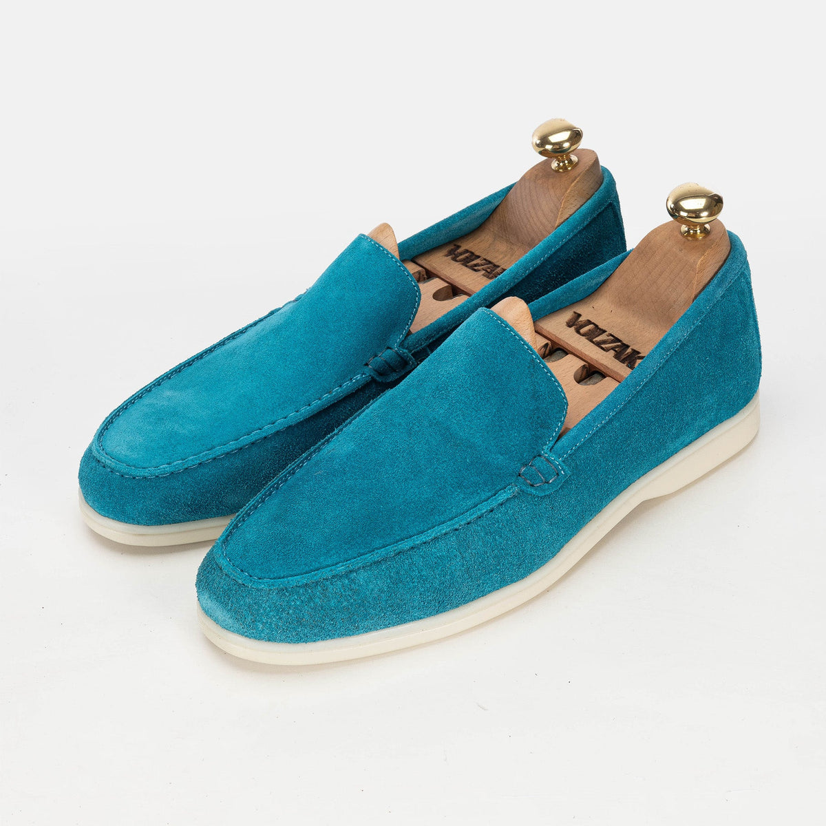 Volzak 3061 Turquoise Suede Loafer