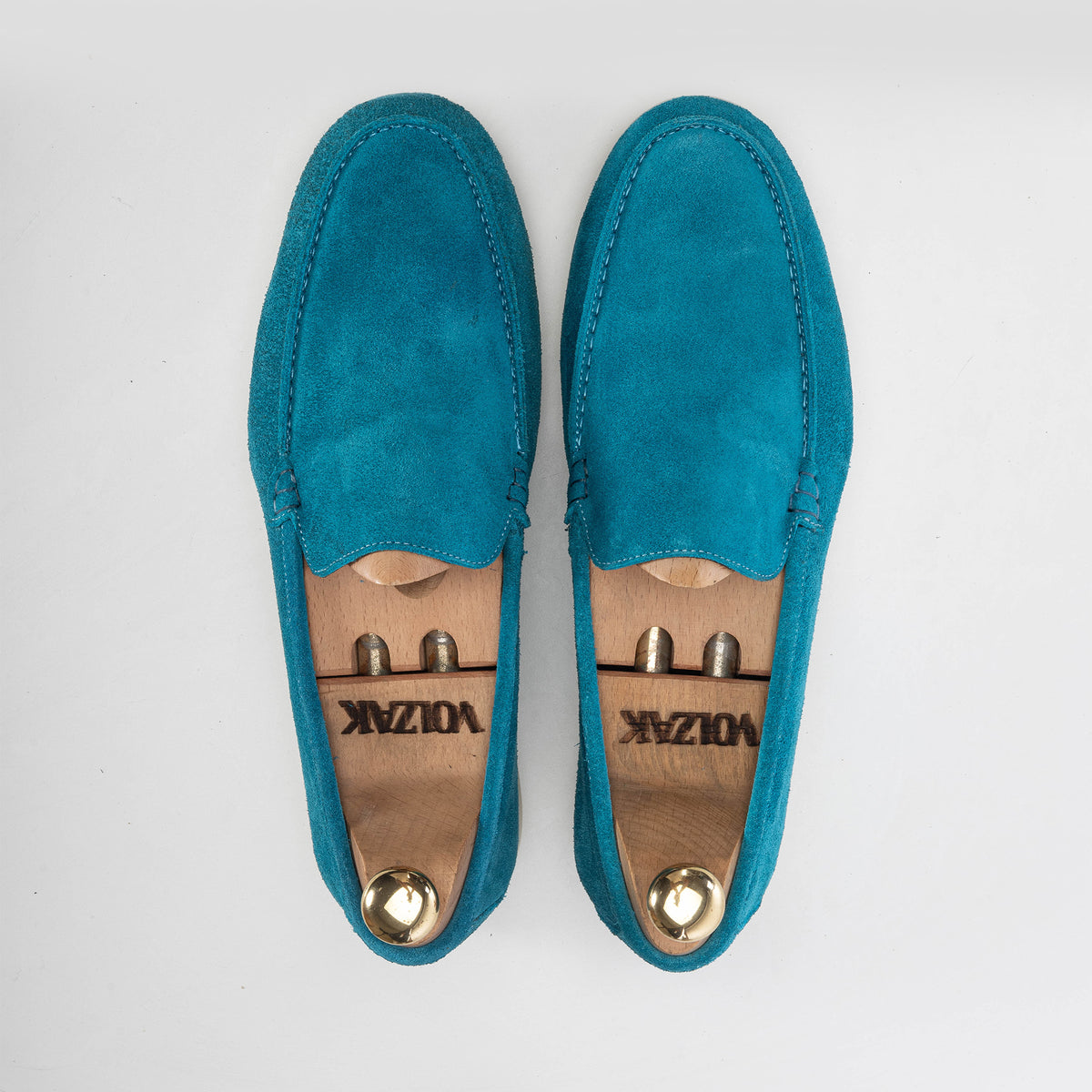 Volzak 3061 Turquoise Suede Loafer