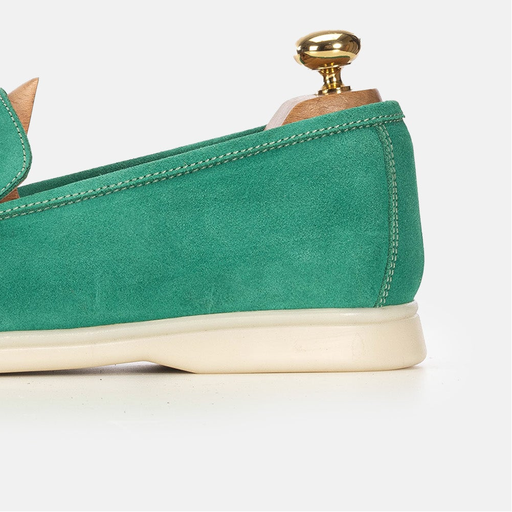 Volzak 3061 Royal Green Suede Moccasin