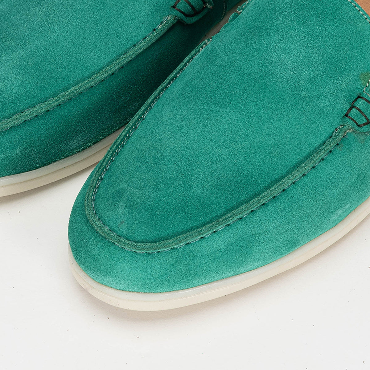 Volzak 3061 Royal Green Suede Moccasin